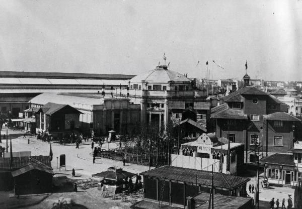 Fiera di Milano - Campionaria 1929 - Area tra viale dell'arte e viale dell'industria - Veduta dall'alto