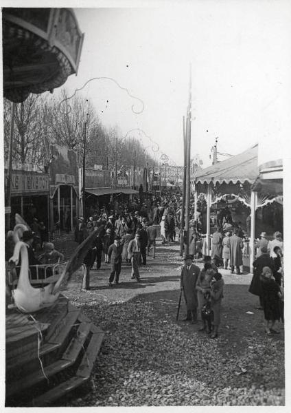 Fiera di Milano - Campionaria 1930 - Parco dei divertimenti - Visitatori