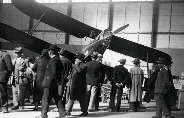Fiera di Milano - Campionaria 1932 - Padiglione dell'aeronautica - Interno
