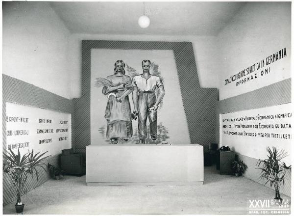 Fiera di Milano - Campionaria 1949 - Palazzo delle nazioni - Mostra ufficiale della Germania occidentale