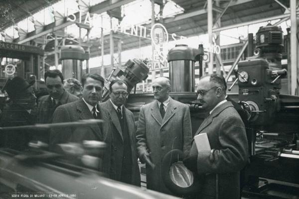 Fiera di Milano - Campionaria 1950 - Visita dei ministri francesi Robert Buron e Jean Letourneau in occasione della manifestazione in onore della Francia