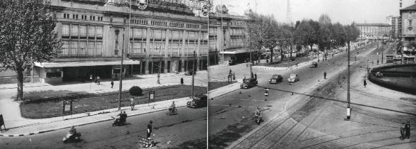 Fiera di Milano - Campionaria 1953 - Palazzo dello sport - Veduta esterna