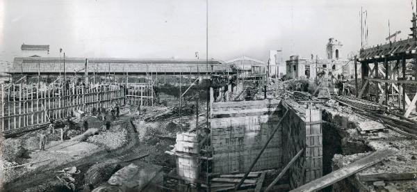 Fiera di Milano - 1947 - Cantiere - Lavori di costruzione
