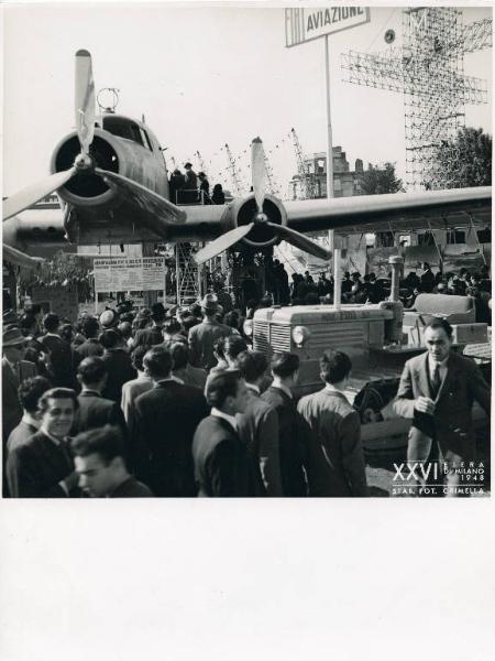 Fiera di Milano - Campionaria 1948 - Area espositiva della Fiat