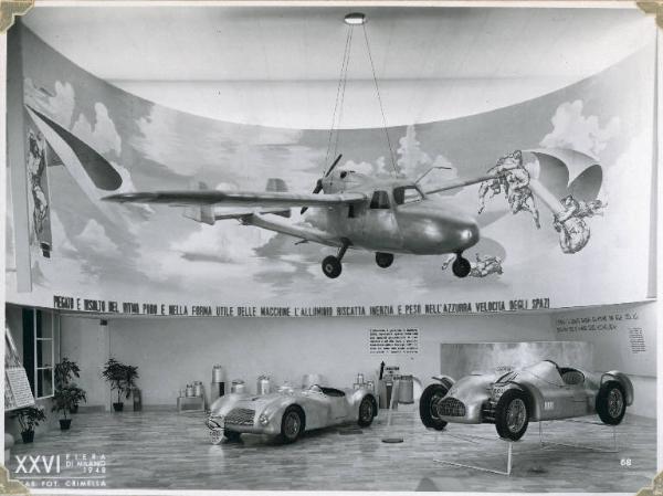 Fiera di Milano - Campionaria 1948 - Padiglione del Gruppo Montecatini - Sala dell'alluminio