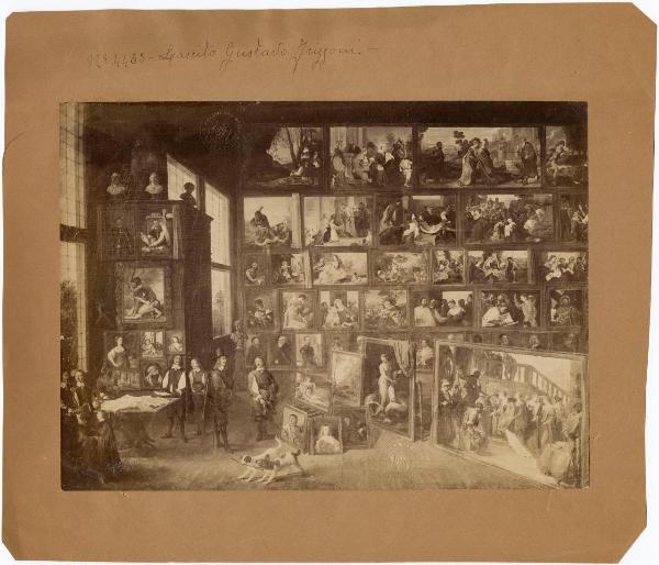 Teniers, David il Giovane - Erzherzog Leopold Wilhelm nella sua galleria a Bruxelles - Dipinto - Olio su tela - Vienna - Kunsthistorisches Museum - Gemaldegalerie