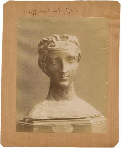 Scultore italiano sec. XIV? - Busto femminile - Scultura - Parigi - Museo di Cluny