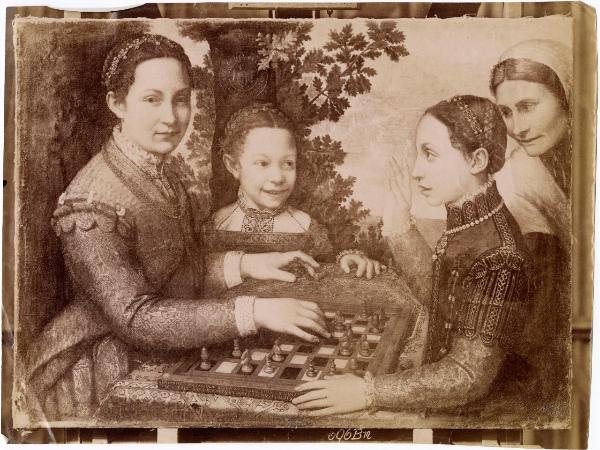 Anguissola, Sofonisba - Partita a scacchi - Dipinto