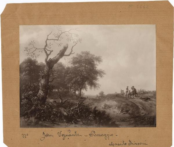 Wijnants, Jan - Battuta di caccia in un paesaggio - Dipinto a olio - Nivå - Nivaagaards Malerisamlings (Collezione Hage)