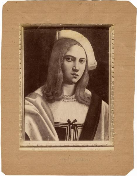De Predis, Giovanni Ambrogio - Ritratto di giovane uomo - Ritratto maschile - Dipinto - Olio su tavola - Bergamo - Accademia Carrara