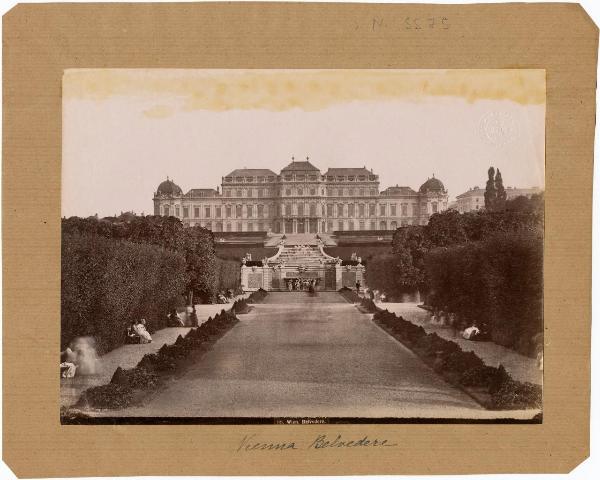 Vienna - Veduta del Castello del Belvedere - Esterno - Lato Nord