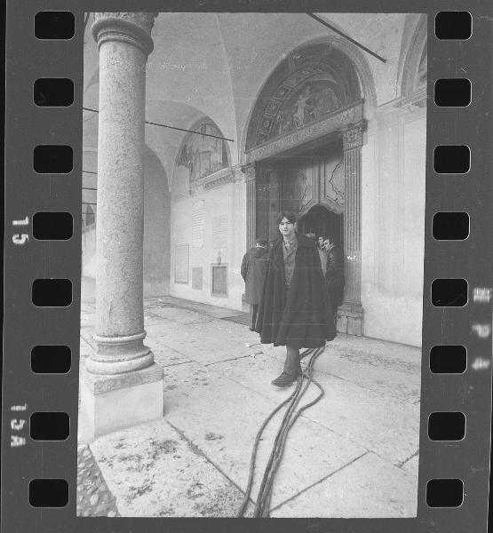 Ritratto maschile - Robert De Niro - Attore - Set del film "Novecento" di Bernardo Bertolucci - Curtatone - Santuario delle Grazie