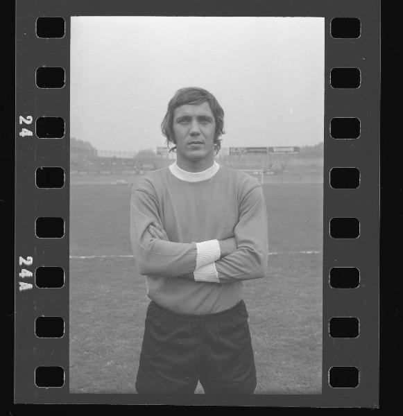 Ritratto maschile - Nuovo calciatore del Mantova 1972 - Ermanno Cristin - Mantova - Antistadio Centrale