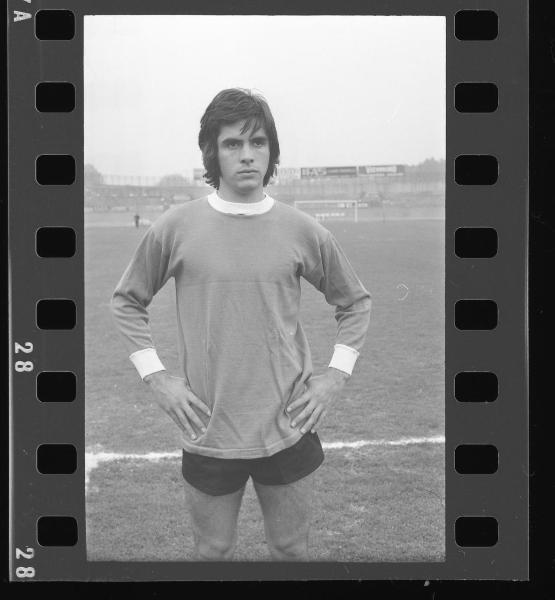 Ritratto maschile - Nuovo calciatore del Mantova 1972 - Cristino Chigioni- Mantova - Antistadio Centrale