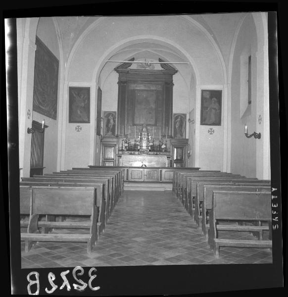 Castiglione delle Stiviere - Via Sinigaglia - Ex convento dei Cappuccini - Chiesa dei Cappuccini - Navata centrale - Interno