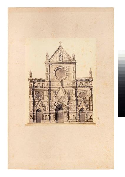 Riproduzione progetto - Decorazione facciata - Firenze – Duomo

