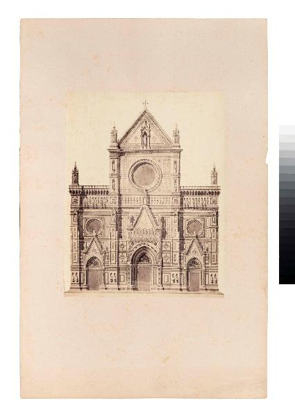 Riproduzione progetto - Decorazione facciata - Firenze – Duomo
