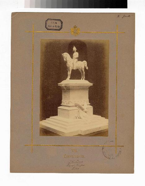Scultura equestre - Bozzetto concorso per Monumento a Amedeo IV di Savoia - Giacomo Ginotti