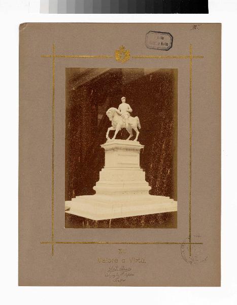 Scultura equestre - Bozzetto concorso per Monumento a Amedeo IV di Savoia