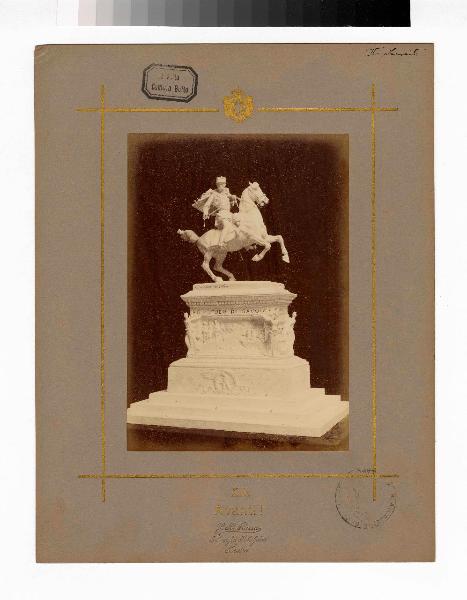 Scultura equestre - Bozzetto concorso per Monumento a Amedeo IV di Savoia - Adolfo Laurenti