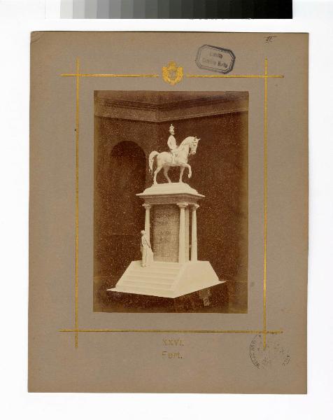 Scultura equestre - Bozzetto concorso per Monumento a Amedeo IV di Savoia