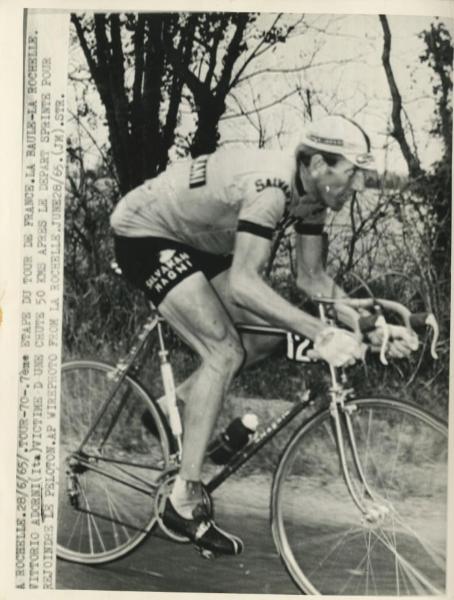 Ciclismo - Vittorio Adorni - 52° Tour de France - Tappa La Baule-La Rochelle - In azione