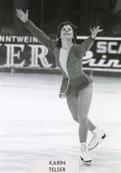 Sport invernali - Pattinaggio di figura su ghiaccio - Pattinaggio artistico individuale femminile - Karin Tesler durante una gara - Ritratto