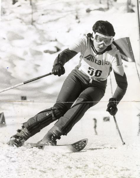 Sport invernali - Sci alpino - Slalom speciale femminile - Madonna di Campiglio - Maria Rosa Quario in azione