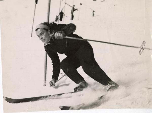 Sport invernali - Sci alpino - Slalom speciale femminile - Celina Seghi in azione