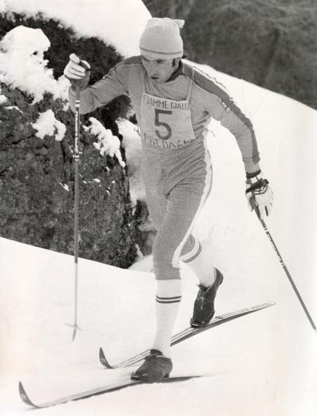 Sport invernali - Sci di fondo maschile - Giulio Capitanio in azione durante una gara
