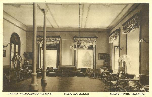 Interni del Grand Hotel Malenco