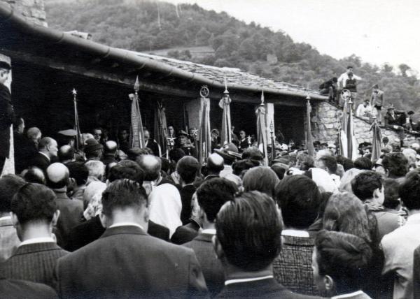 Inaugurazione del Tempietto degli Alpini