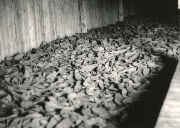 Polonia, Lublino - Campo di concentramento di Lublino-Majdanek - Nazismo - Cumulo di scarpe dei deportati