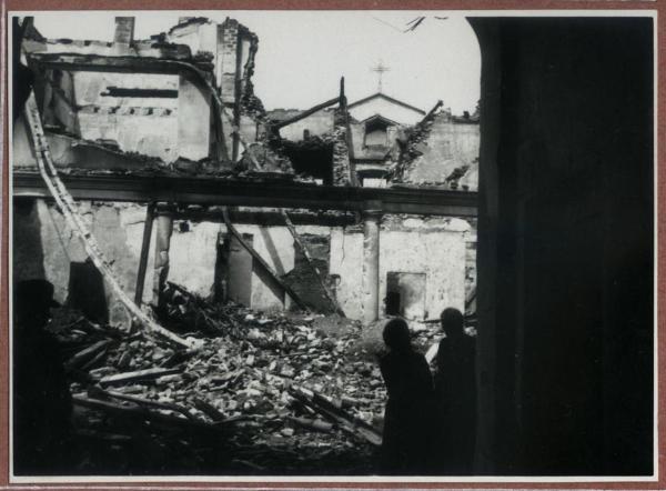 Seconda Guerra Mondiale - Vedano Olona - Pio Istituto dei Sordi, Casa San Giacomo - Rovine