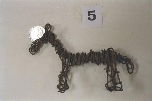 Cavallo in fil di ferro