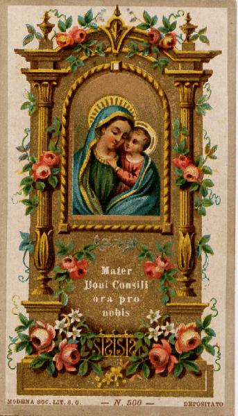 Maria Vergine Santa Preghiera.