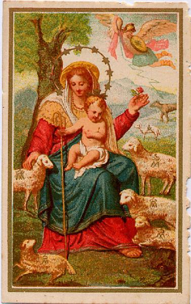 Madonna col Bambino Giaculatoria.