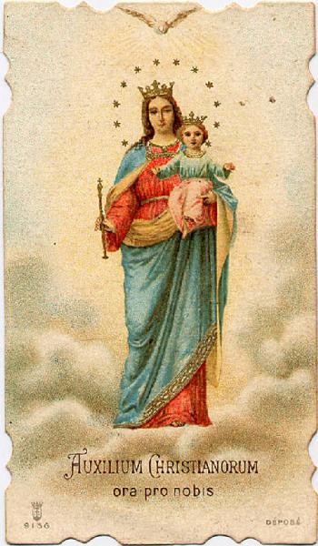 Madonna con bambino Preghiera.