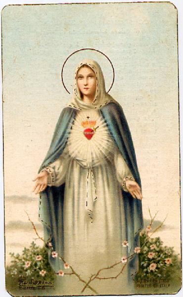 Cuore Immacolato di Maria Preghiera.