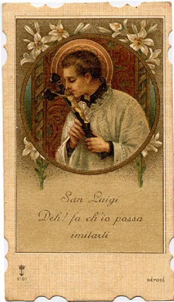 San Luigi Gonzaga Preghiera.