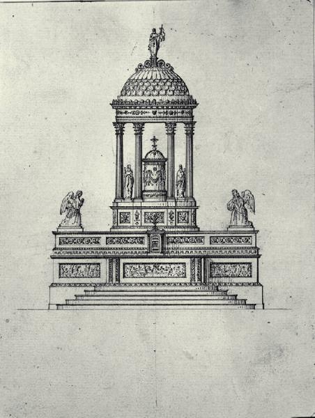 Prospetto dell'altare del Duomo di Monza (?)