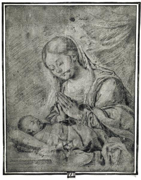 Madonna in adorazione del Bambino