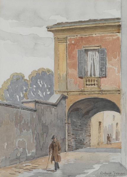 Vicolo di S. Damiano dietro le proprietà del Duca Visconte di Modrone