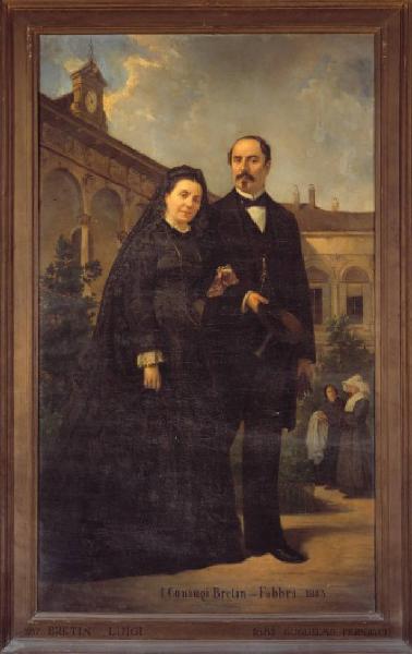 Ritratto di Luigi Bretin e Flora Fabbri