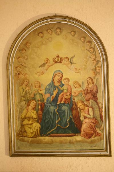 Vergine e Bambino circondati da angeli