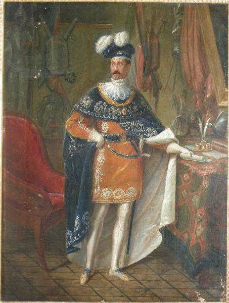 Ritratto di Ambrogio Uboldo nel costume di II classe dell'Ordine Imperiale della Corona di ferro benefattore
