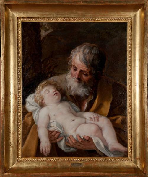 San Giuseppe con il Bambino dormiente