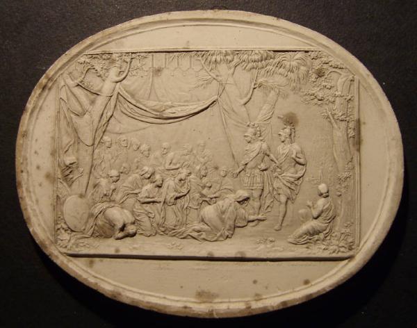 Alessandro Magno riceve l'omaggio della famiglia di Dario