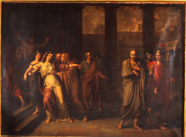 La partenza di Ovidio per l'esilio