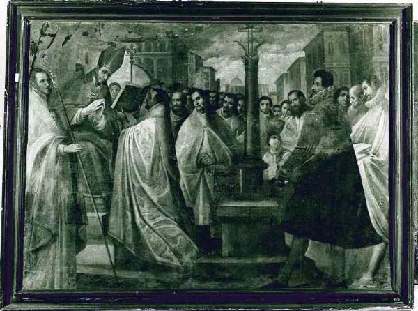 San Carlo Borromeo penitente in processione durante la peste